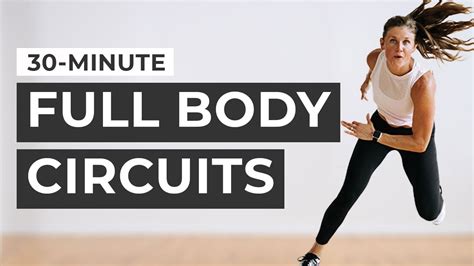 30 Minute Full Body Circuit Workout With Dumbbells 🔥 Youtube