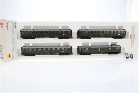 H M Rklin Db Set Schnellzugwagen Personenwagen Coach Ac Gr N Ovp