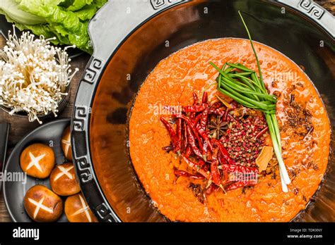 Spicy Hot Pot Stock Photo Alamy