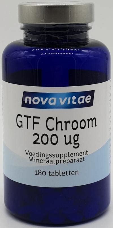 GTF Chroom Chromium 180 Tabletten Nova Vitae Bik Bik Online Pharmacy