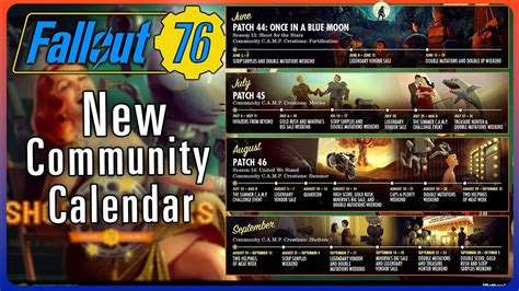 A New Community Calendar Got Released For Fallout Youtube