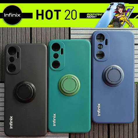 เคส กนรอย พรอมขาตงและแหวนแมเหลก สำหรบ Infinix Hot Shopee Thailand