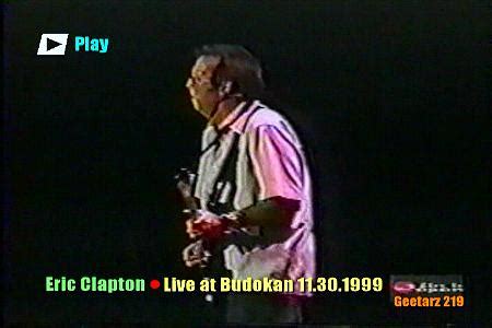 Eric Clapton Budokan Theatre Tokyo Japan November