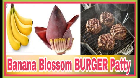 Vegan Patties Veggie Burger Banana Blossom Burger Youtube