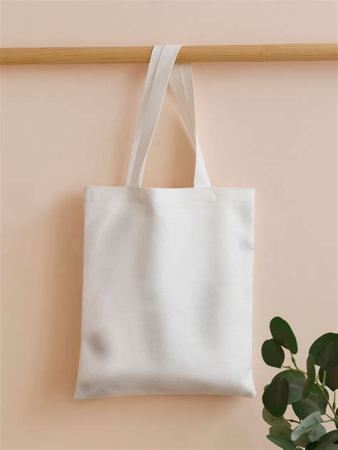 White Collar Fabric Embellished Women Bags White Tote Bag Gong Cha