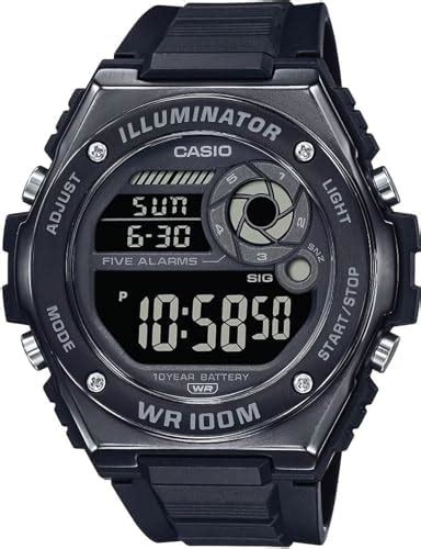 Casio Mwd 100hb 1bvdf Watch For Men Digital Black Resin Band Price In Egypt Amazon Egypt Kanbkam