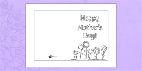 Mother's Day Card Templates (teacher made) - Twinkl