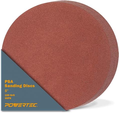 Powertec P Inch Psa Sanding Disc Grit Aluminum Oxide