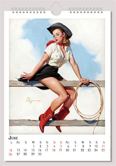 Gil Elvgren 2024 Calendar 2024 Sande Florida