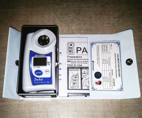 Refractometer PAL 1 Pocket Series Atago Brix 0 0 To 53 0