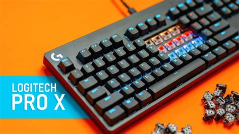 SWAPPABLE Switches! Logitech G PRO X Keyboard Review - YouTube