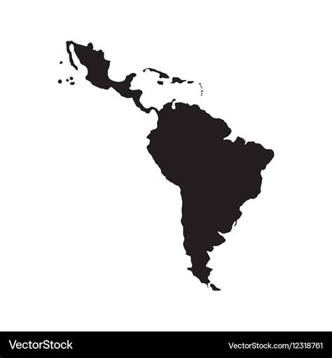 Latin America Map Template