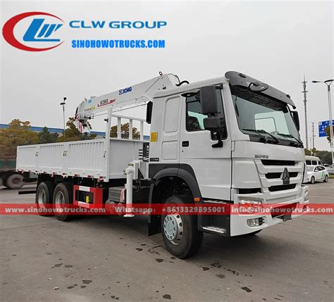 Sinotruk Howo 12t Truck Mounted Hydraulic Crane Myanmar