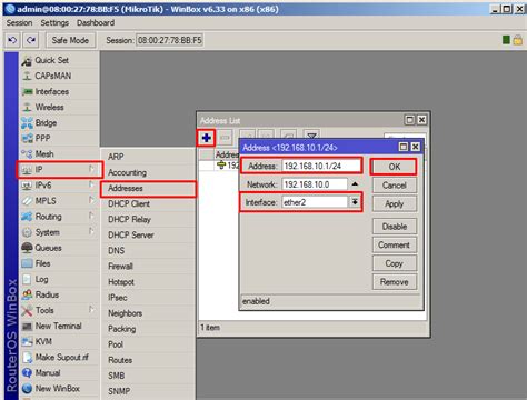 Konfigurasi Ip Address Miktotik Menggunakan Winbox Wibunime Id