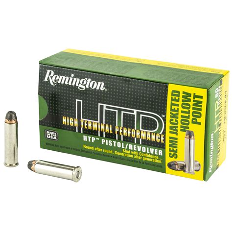 Remington HTP 357 Magnum Ammo 158 Grain Semi JHP 50 Round Box Omaha