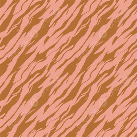 Vintage Tiger Skin Seamless Pattern Background Tiger Pattern Vector