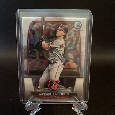 2023 Bowman Chrome Gunnar Henderson Rookie Baltimore Orioles 10 RC EBay