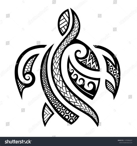 996 Polynesian Tattoo Turtle Images Stock Photos And Vectors Shutterstock