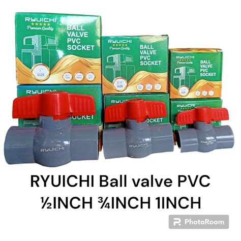 Jual Ryuichi Ball Valve Stop Kran Pvc High Quality Shopee Indonesia