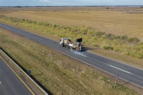 Avanza La Demarcaci N Horizontal De Las Rutas Y Aubasa