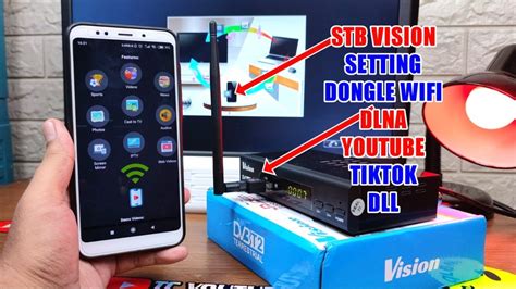 Cara Setting Dongle Wifi Di Stb Vision Dvb T Youtube