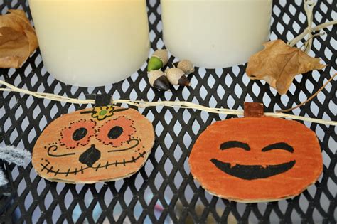 Guirlande de citrouilles pour Halloween - Bricolage pour enfants