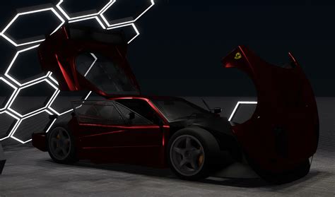 1989 Ferrari F40 LM | Scripted ROBLOX Slot Car – Clearly Development