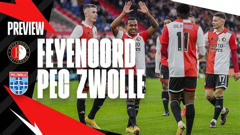 Preview 📊 Feyenoord Pec Zwolle Toto Knvb Beker Round 2 Youtube