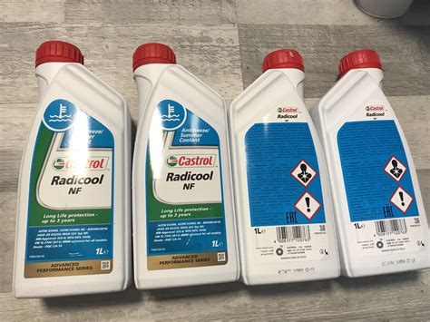 Антифриз castrol radicool nf как разводить