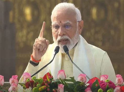 Ram Lalla Consecrated At Ayodhya Temple Extraordinary Moment Says Pm