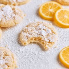 Meyer Lemon Crinkle Cookies Recipe Cart