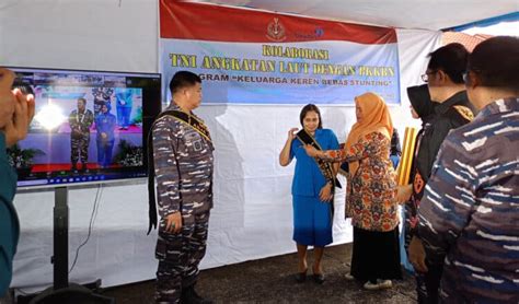 Kolaborasi Lantamal II Padang BKKBN Sumbar Turunkan Angka Stunting