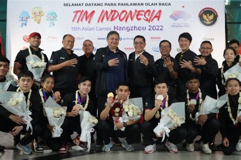 Ketum Pb Wushu Airlangga Hartarto Bangga Sabet Medali Emas Di Asian