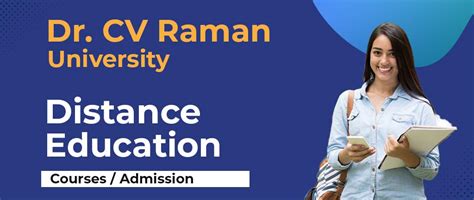 Dr Cv Raman University Online Distance Education Courses Fees