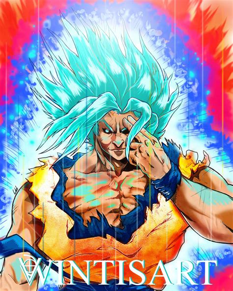 Goku! Super Saiyan Blue Kaioken!! by Wintis on DeviantArt