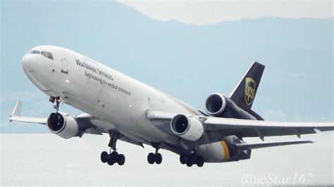 United Parcel Service UPS McDonnell Douglas MD 11F N277UP Takeoff