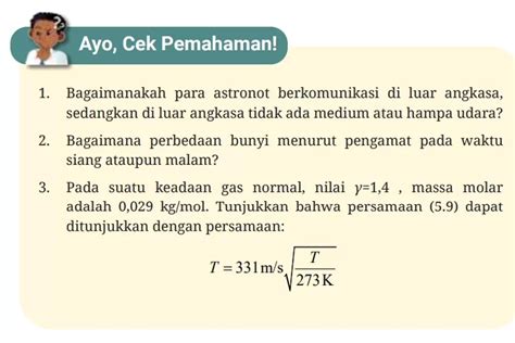 AYO CEK PEMAHAMAN Kunci Jawaban Fisika Kelas 11 Halaman 129