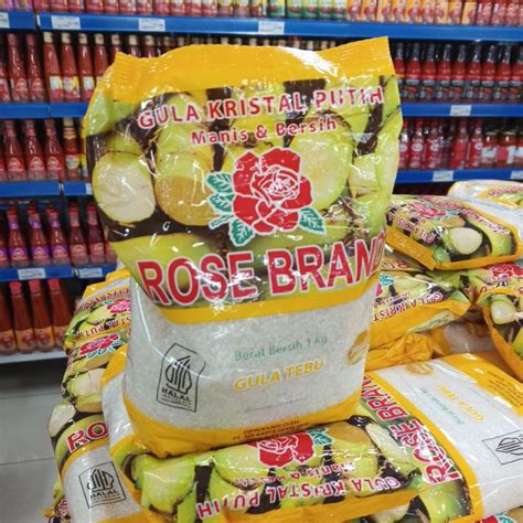 Jual ROSE BRAND GULA PASIR TEBU 1 KG Shopee Indonesia