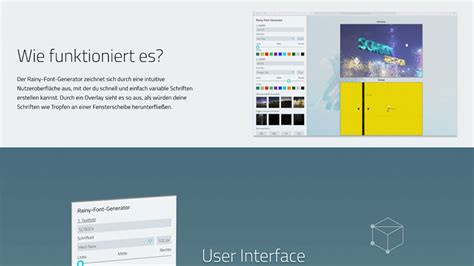 Rainy Font Prototyp Janik Jungbluth