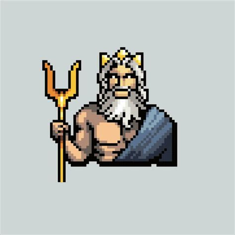 Pixel art illustration Hades. Pixelated Greek Hades. Greek Mythology Hades pixelated for the ...