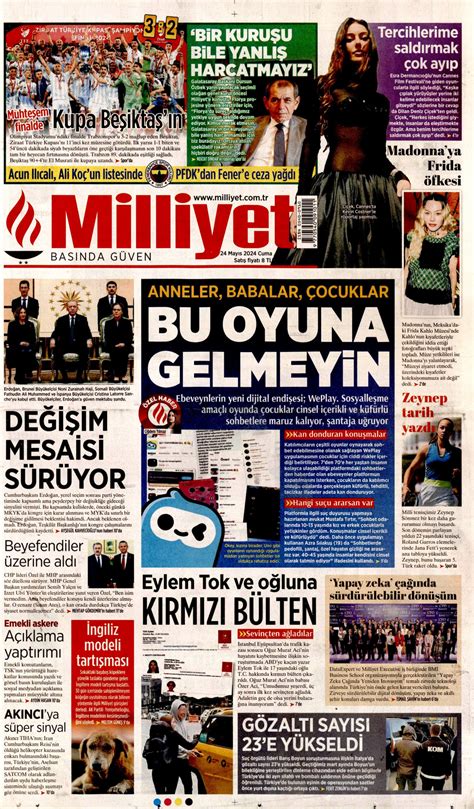 Milliyet Gazetesi Milliyet Man Et Oku Haberler May S