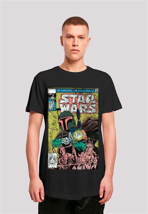 Black Friday F Nt Stic T Shirt Star Wars Boba Fett Comic Print Baur