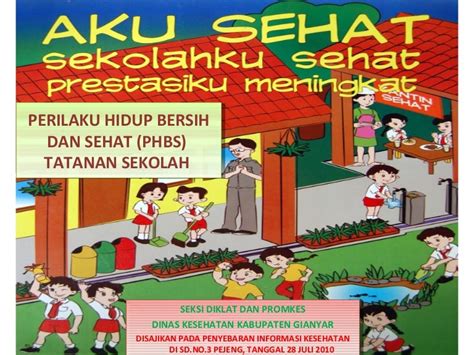 40 Koleski Terbaik Poster Hidup Sehat Di Lingkungan Sekolah Miss B