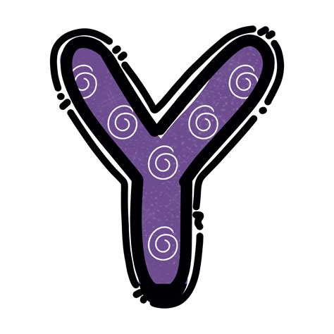 Y Alphabet Letter Png Purple Color Cute Design Png