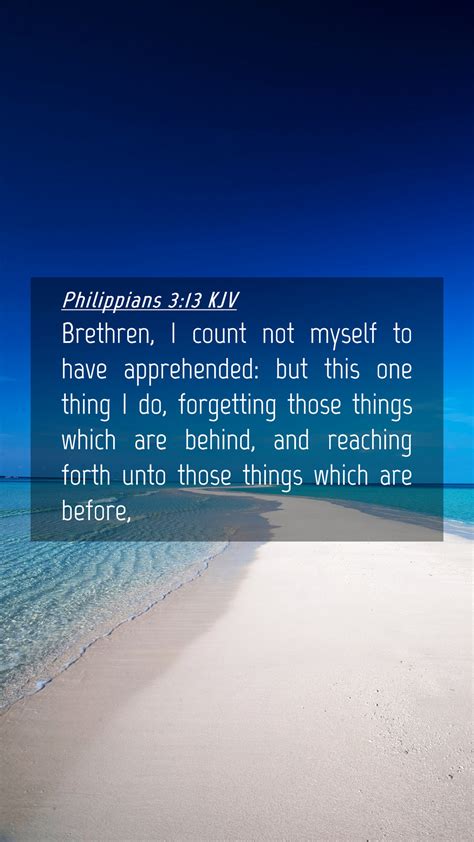 Philippians Kjv Mobile Phone Wallpaper Brethren I Count Not