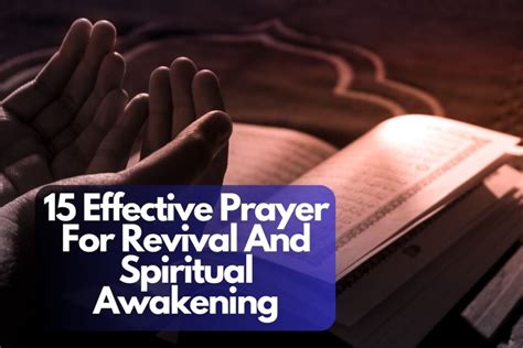 Effective Prayer For Revival And Spiritual Awakening