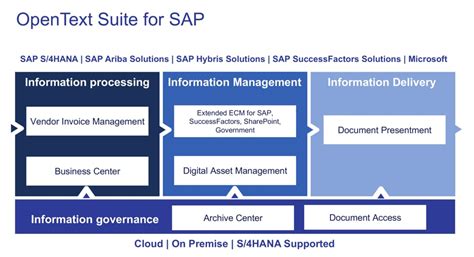 Sap And Opentext Partnership