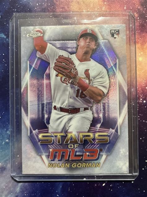 Topps Series Stars Of Mlb Chrome Smlbc Nolan Gorman Rc