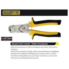 Alicate Doble Articulacion Crossmaster Corte Frontal 9970154 5 4