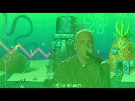 Eminem Rap God But With Spongebob Music To Geometry Dash Geometry